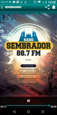 Radio Sembrador Fm 88.7 android App screenshot 1